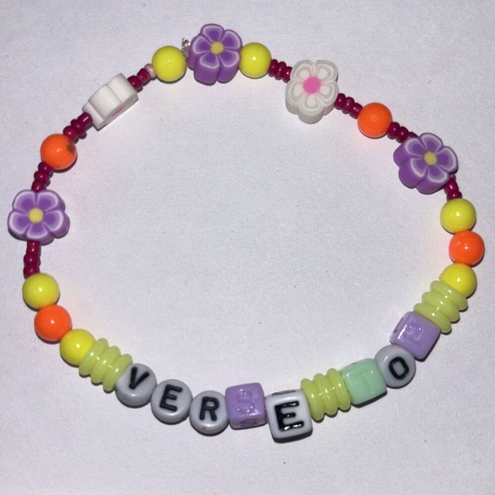 Handmade Adult Humor Verse Top Beaded Stretch Bracelet lgbtq gay
